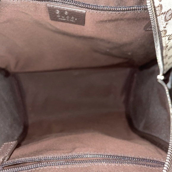 New Gucci Authentic Monogram Backpack - Picture 6 of 9